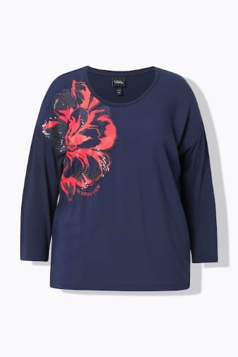 Moda za polnejše Majica 3/4 rukava plus velikost, xxl, Ulla Popken in Johann Popken (JP1880)