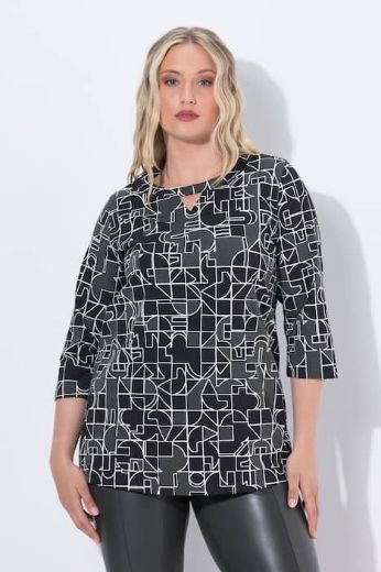 Moda za polnejše Majica 3/4 rukava plus velikost, xxl, Ulla Popken in Johann Popken (JP1880)
