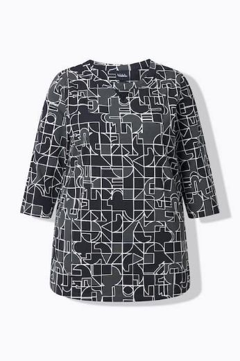 Moda za polnejše Majica 3/4 rukava plus velikost, xxl, Ulla Popken in Johann Popken (JP1880)
