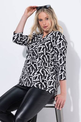 Moda za polnejše Majica 3/4 rukava plus velikost, xxl, Ulla Popken in Johann Popken (JP1880)