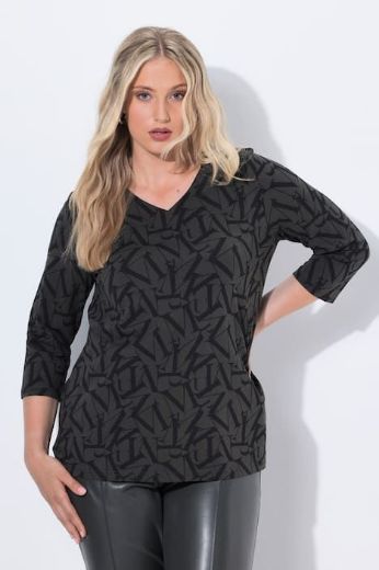 Moda za polnejše Majica 3/4 rukava plus velikost, xxl, Ulla Popken in Johann Popken (JP1880)