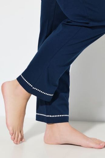 Moda za polnejše Pidžama kratkih rukava V ovratnika plus velikost, xxl, Ulla Popken in Johann Popken (JP1880)