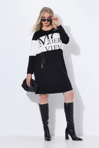 Moda za polnejše Haljina dugih rukava plus velikost, xxl, Ulla Popken in Johann Popken (JP1880)