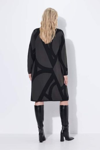 Moda za polnejše Haljina pletena dugih rukava plus velikost, xxl, Ulla Popken in Johann Popken (JP1880)