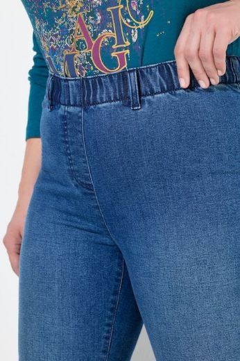 Moda za polnejše Traperice uskih nogavica plus velikost, xxl, Ulla Popken in Johann Popken (JP1880)