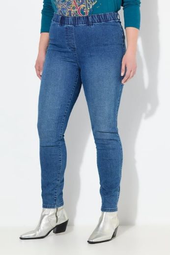 Moda za polnejše Traperice uskih nogavica plus velikost, xxl, Ulla Popken in Johann Popken (JP1880)