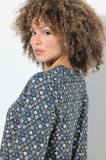 Moda za polnejše Majica 3/4 rukava A kroja plus velikost, xxl, Ulla Popken in Johann Popken (JP1880)