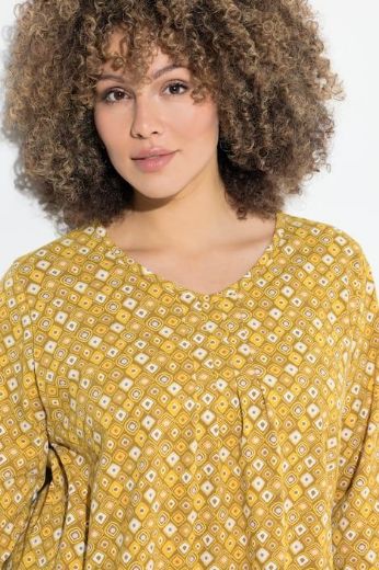 Moda za polnejše Majica 3/4 rukava A kroja plus velikost, xxl, Ulla Popken in Johann Popken (JP1880)