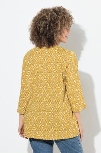 Moda za polnejše Majica 3/4 rukava A kroja plus velikost, xxl, Ulla Popken in Johann Popken (JP1880)