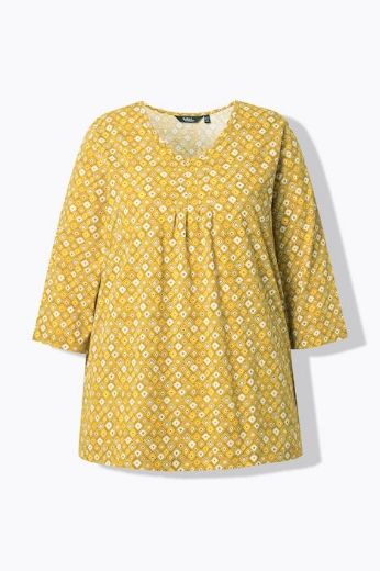 Moda za polnejše Majica 3/4 rukava A kroja plus velikost, xxl, Ulla Popken in Johann Popken (JP1880)
