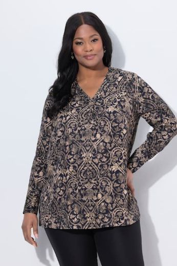 Moda za polnejše Bluza elegantna dugih rukava plus velikost, xxl, Ulla Popken in Johann Popken (JP1880)
