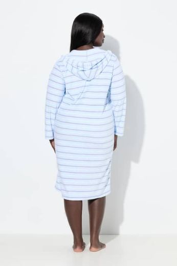 Moda za polnejše Ogrtač s kapuljačom na pruge plus velikost, xxl, Ulla Popken in Johann Popken (JP1880)