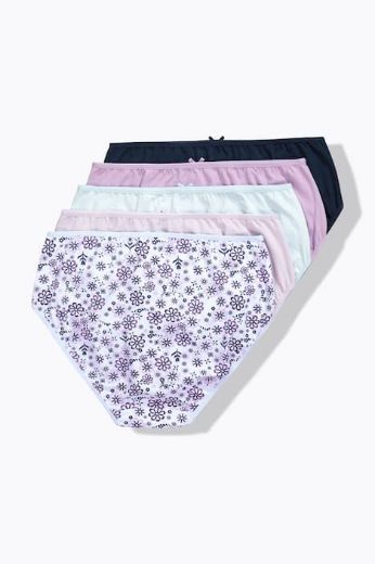 Moda za polnejše Gaćice midi 5 komada plus velikost, xxl, Ulla Popken in Johann Popken (JP1880)