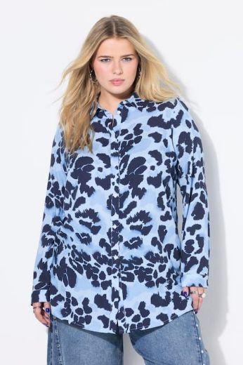 Moda za polnejše Košulja dugih rukava plus velikost, xxl, Ulla Popken in Johann Popken (JP1880)