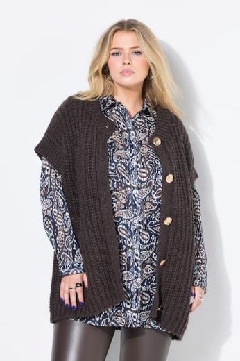 Moda za polnejše Kardigan na kopčanje plus velikost, xxl, Ulla Popken in Johann Popken (JP1880)