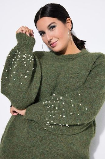 Moda za polnejše Pulover dugih rukava plus velikost, xxl, Ulla Popken in Johann Popken (JP1880)