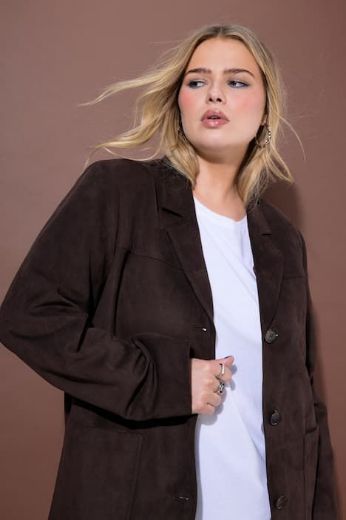 Moda za polnejše Sako šireg A kroja plus velikost, xxl, Ulla Popken in Johann Popken (JP1880)