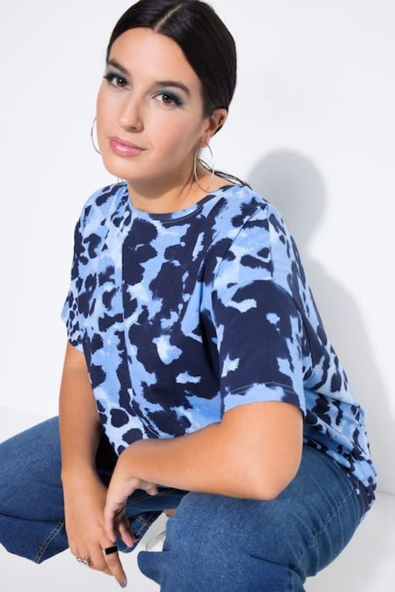 Moda za polnejše Majica kratkih rukava šireg kroja plus velikost, xxl, Ulla Popken in Johann Popken (JP1880)