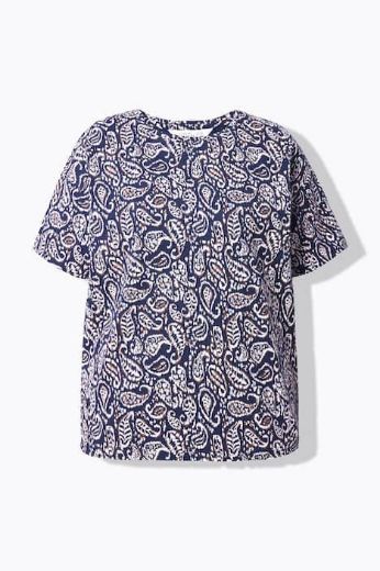 Moda za polnejše Majica kratkih rukava šireg kroja plus velikost, xxl, Ulla Popken in Johann Popken (JP1880)