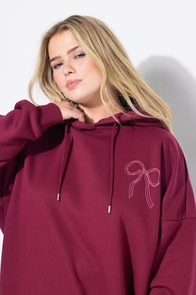 Slika Majica dugih rukava s kapuljačom šireg kroja