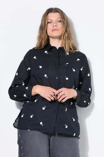 Moda za polnejše Košulja dugih rukava plus velikost, xxl, Ulla Popken in Johann Popken (JP1880)