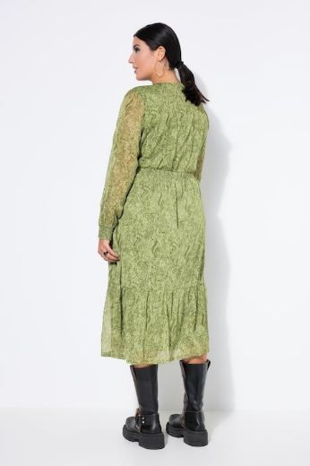 Moda za polnejše Haljina midi dugih rukava plus velikost, xxl, Ulla Popken in Johann Popken (JP1880)
