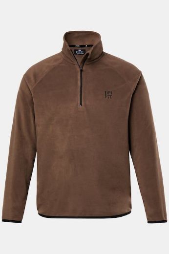Moda za polnejše Majica dugih rukava od flisa plus velikost, xxl, Ulla Popken in Johann Popken (JP1880)