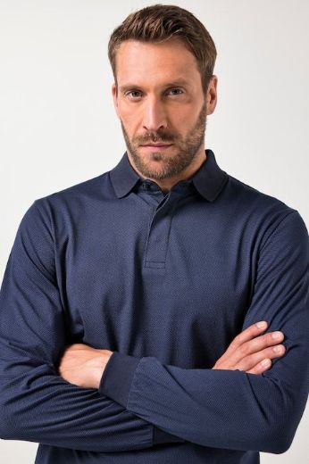 Moda za polnejše Majica Polo dugih rukava plus velikost, xxl, Ulla Popken in Johann Popken (JP1880)