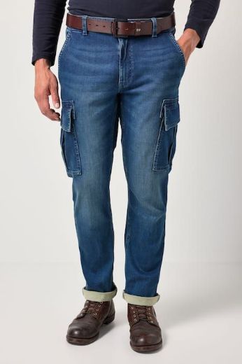 Moda za polnejše Traperice Cargo plus velikost, xxl, Ulla Popken in Johann Popken (JP1880)