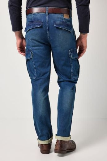 Moda za polnejše Traperice Cargo plus velikost, xxl, Ulla Popken in Johann Popken (JP1880)