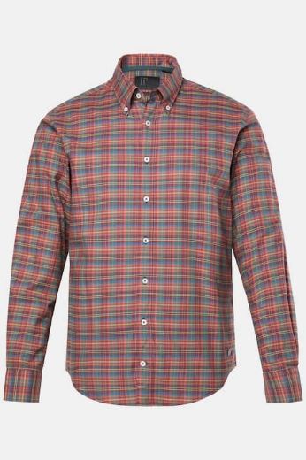 Moda za polnejše Košulja karirana plus velikost, xxl, Ulla Popken in Johann Popken (JP1880)
