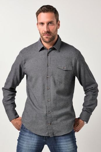Moda za polnejše Košulja od flanela plus velikost, xxl, Ulla Popken in Johann Popken (JP1880)
