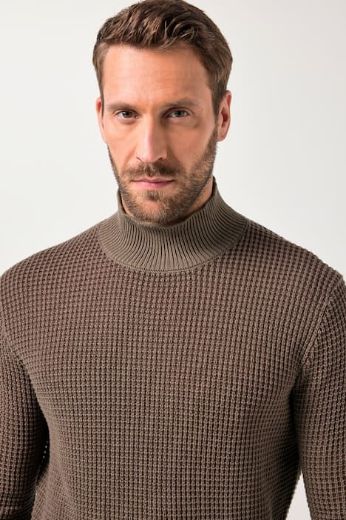 Moda za polnejše Pulover dugih rukava povišenog ovratnika plus velikost, xxl, Ulla Popken in Johann Popken (JP1880)