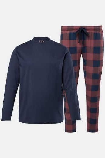 Moda za polnejše Pidžama dugih rukava i dugih nogavica plus velikost, xxl, Ulla Popken in Johann Popken (JP1880)