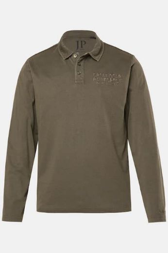 Moda za polnejše Majica Polo dugih rukava plus velikost, xxl, Ulla Popken in Johann Popken (JP1880)