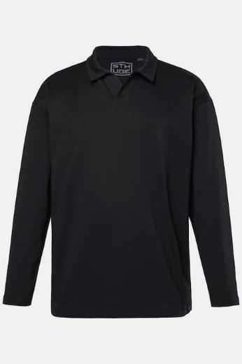 Moda za polnejše Majica Polo dugih rukava plus velikost, xxl, Ulla Popken in Johann Popken (JP1880)