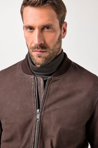 Moda za polnejše Jakna kožna plus velikost, xxl, Ulla Popken in Johann Popken (JP1880)