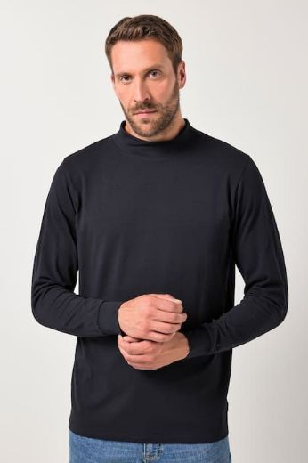 Moda za polnejše Majica dugih rukava povišenog ovratnika plus velikost, xxl, Ulla Popken in Johann Popken (JP1880)