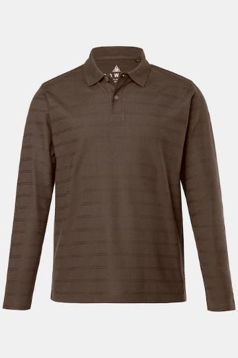 Moda za polnejše Majica Polo dugih rukava plus velikost, xxl, Ulla Popken in Johann Popken (JP1880)