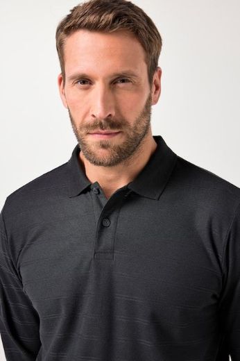 Moda za polnejše Majica Polo dugih rukava plus velikost, xxl, Ulla Popken in Johann Popken (JP1880)