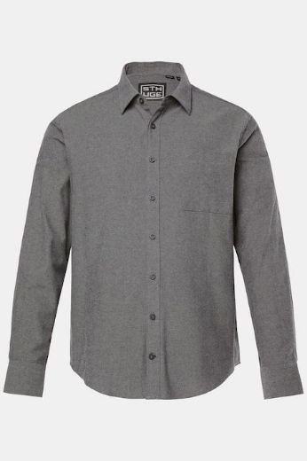 Moda za polnejše Košulja dugih rukava od flanela plus velikost, xxl, Ulla Popken in Johann Popken (JP1880)