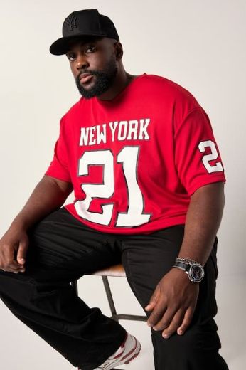 Moda za polnejše Majica kratkih rukava s motivom brojki i slova plus velikost, xxl, Ulla Popken in Johann Popken (JP1880)