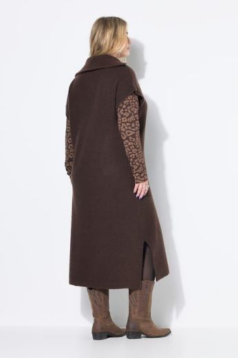 Moda za polnejše Haljina pletena visokog ovratnika bez rukava plus velikost, xxl, Ulla Popken in Johann Popken (JP1880)