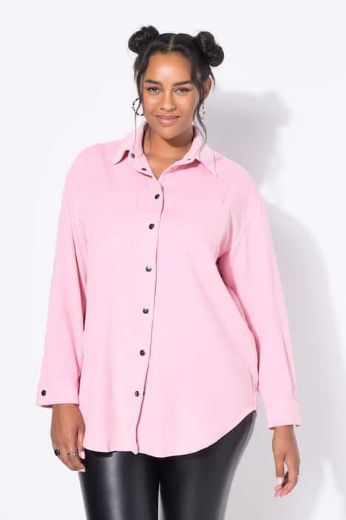 Moda za polnejše Košulja od samta dugih rukava šireg kroja plus velikost, xxl, Ulla Popken in Johann Popken (JP1880)