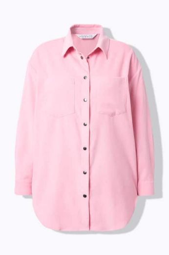 Moda za polnejše Košulja od samta dugih rukava šireg kroja plus velikost, xxl, Ulla Popken in Johann Popken (JP1880)