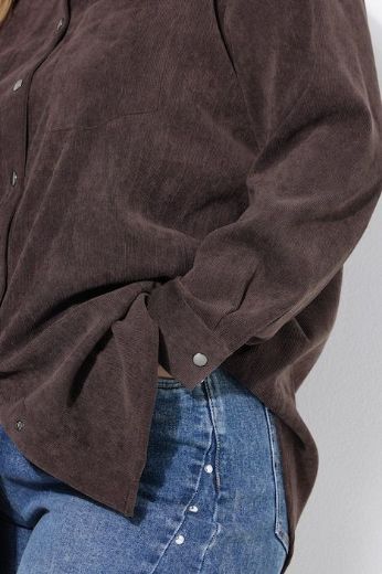 Moda za polnejše Košulja od samta dugih rukava šireg kroja plus velikost, xxl, Ulla Popken in Johann Popken (JP1880)