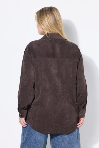 Moda za polnejše Košulja od samta dugih rukava šireg kroja plus velikost, xxl, Ulla Popken in Johann Popken (JP1880)