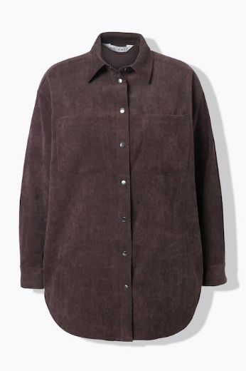 Moda za polnejše Košulja od samta dugih rukava šireg kroja plus velikost, xxl, Ulla Popken in Johann Popken (JP1880)