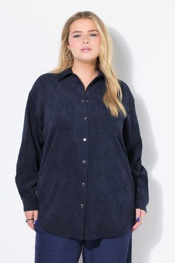 Moda za polnejše Košulja od samta dugih rukava šireg kroja plus velikost, xxl, Ulla Popken in Johann Popken (JP1880)