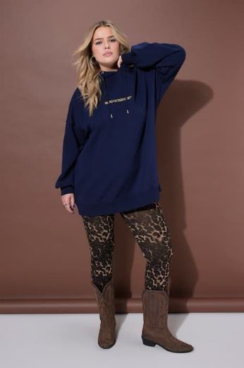 Moda za polnejše Majica dugih rukava s kapuljačom plus velikost, xxl, Ulla Popken in Johann Popken (JP1880)